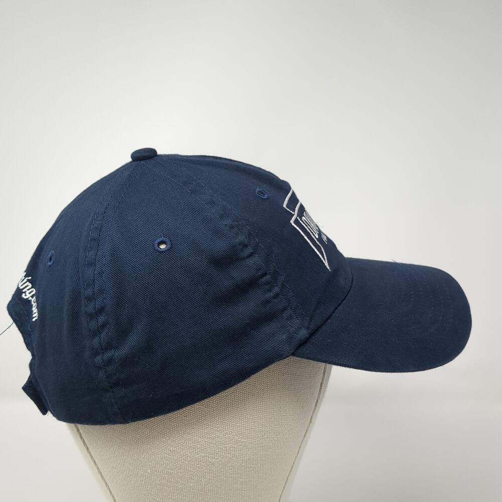 David Stine Furniture Strapback Baseball Cap Blue One Size Adjustable 6 Panel View 5
